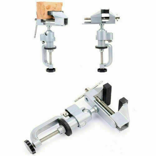 MORSA DA BANCO TAVOLO GIREVOLE 360 IN ALLUMINIO TESTA SNODATA 50MM UNIVERSAL