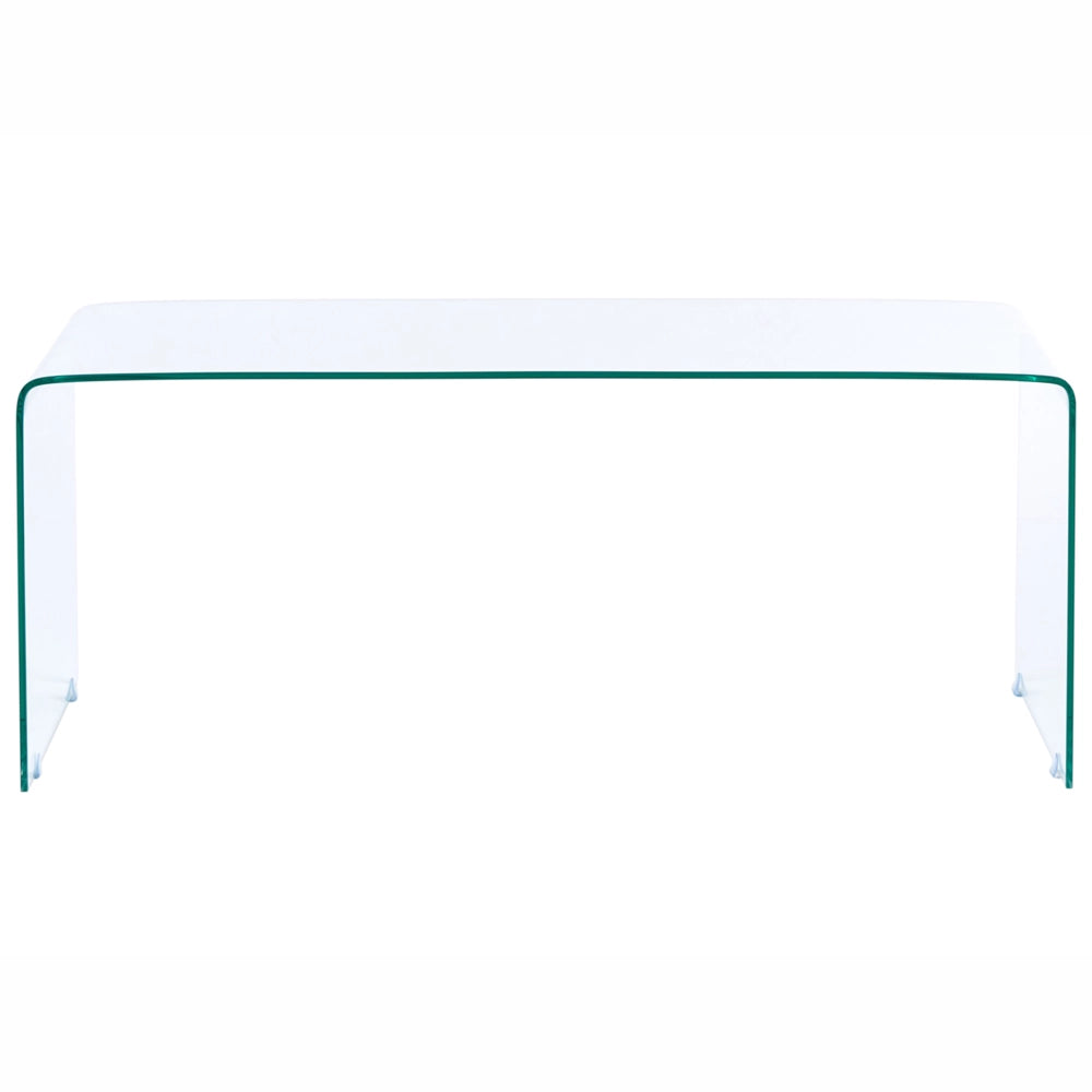 Tavolino Trasparente 100 x 50 cm Rettangolare stile Minimalista