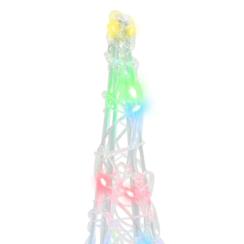 Albero di Natale 3 pcs Multicolore 20 x 20 x 80 cm Acrilico