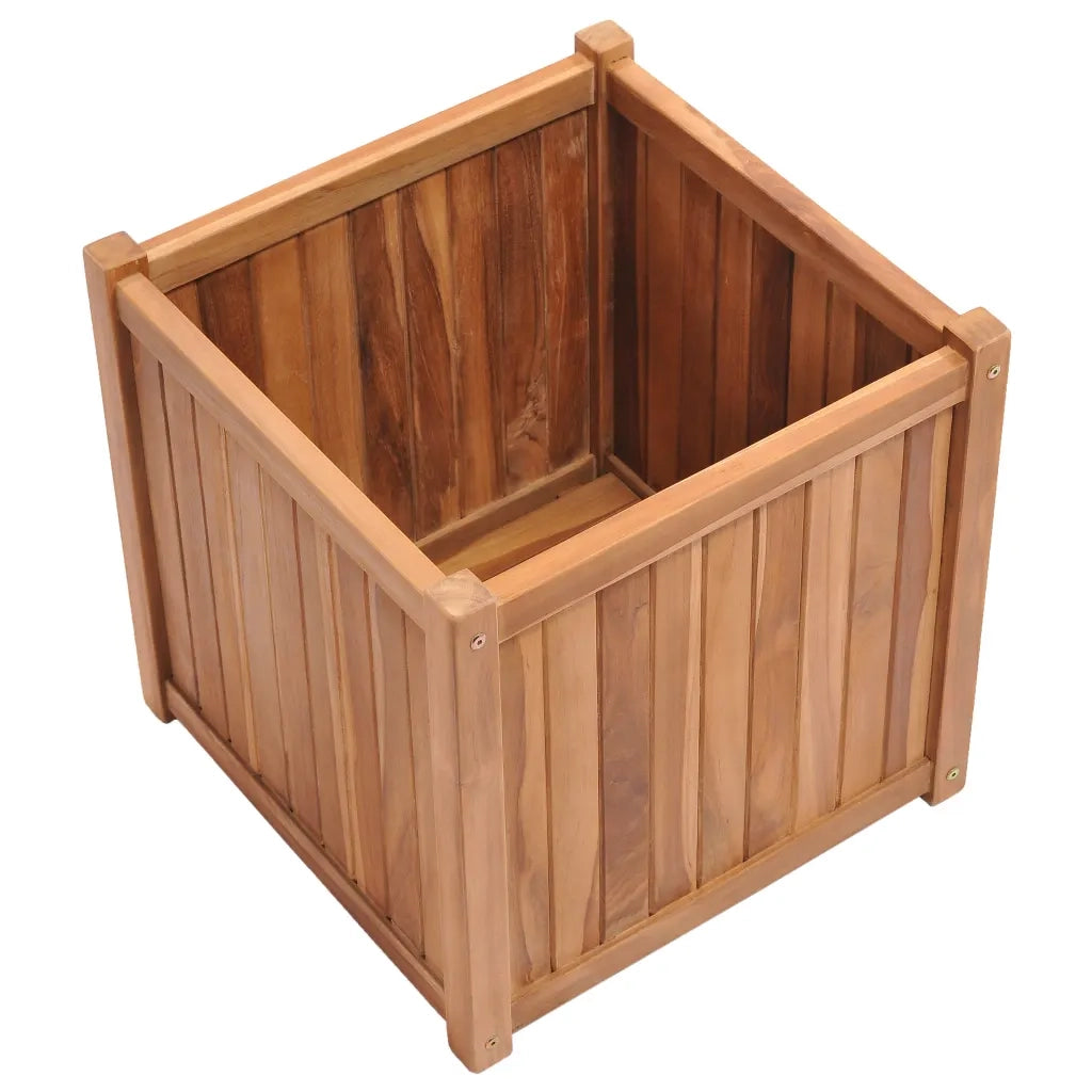 Letto Rialzato 50x50x50 cm in Legno Massello di Teak 48966