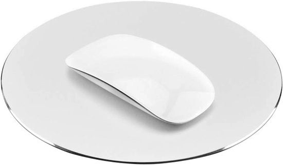 Tappeto da muro in alluminio premium 8,66 pollici (circolare, argento)