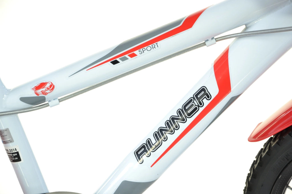 SCH RUNNER 16", bicicletta per bambini, adatta a bambini tra i 5 e i 7 anni, per altezza tra 105 e 135 cm, concampanello