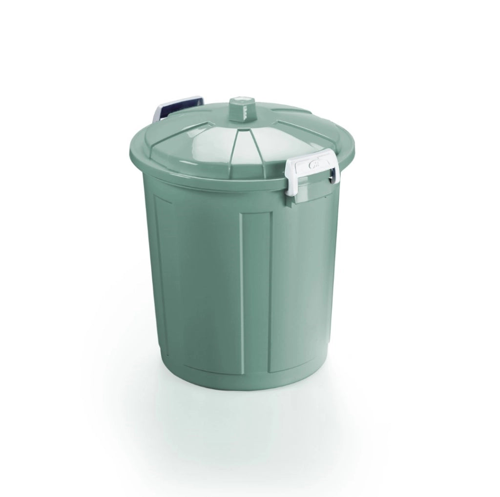 Contenitore Con Coperchio Tommy Da 21 Litri Verde Mazzei - Mazzei Home