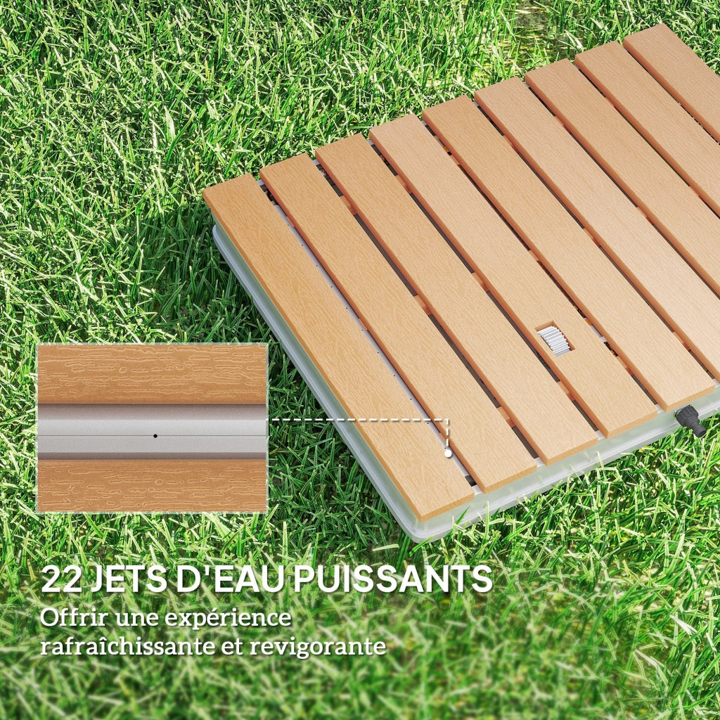 Doccia da giardino portatile ¨C zephmum ¨C 70x55x7,5 cm