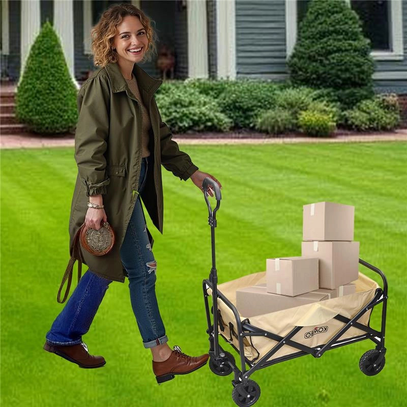 CARRELLO PIEGHEVOLE DA TRASPORTO DIMENSIONI CESTELLO 620X390X240 MM PORTATA 120KG LEGGERO TELAIO IN ACCIAIO OKP