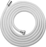 Pijpa per doccia in PVC liscio - tubo di doucheslang alta pressione - 3m - bianco - adatto per rubinetti da bagno