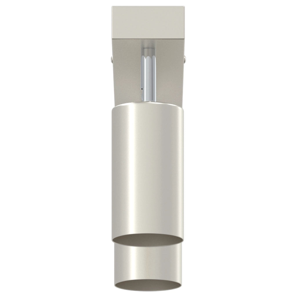 Faretto da soffitto 2 vie regolabili nichel spazzolato GU10