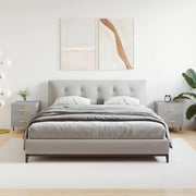 Comodini 2 pz Grigio Cemento 40x35x47,5 cm in Legno Multistrato 827269