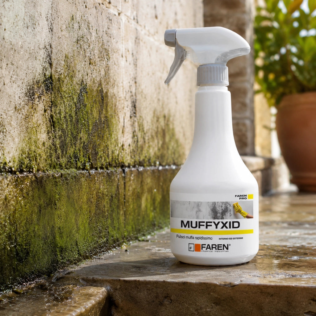 Faren muffyxid 500 ml pulitore antimuffa ad azione rapida igienizzante 3 pezzi