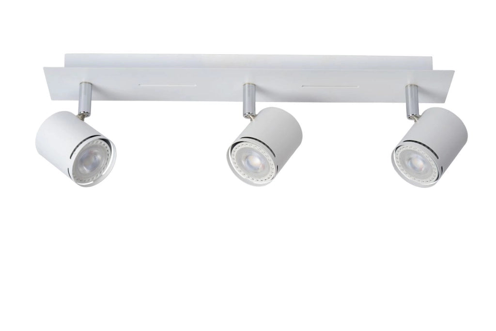 Lucide Rilou barra 3 faretti GU10 4,5W 3000K bianca