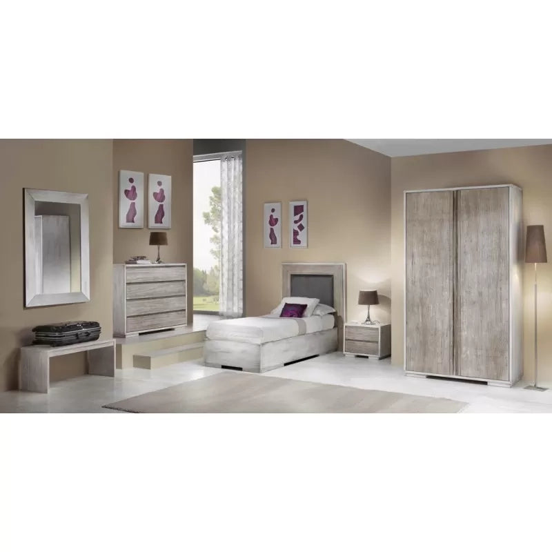 Armadio 2 porte shabby chic in legno l.120 p.60 h.220 - Mobili 2G
