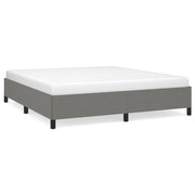 Letto matrimoniale | Letto per adulti | Giroletto senza Materasso Grigio Scuro 180x200 cm Tessuto