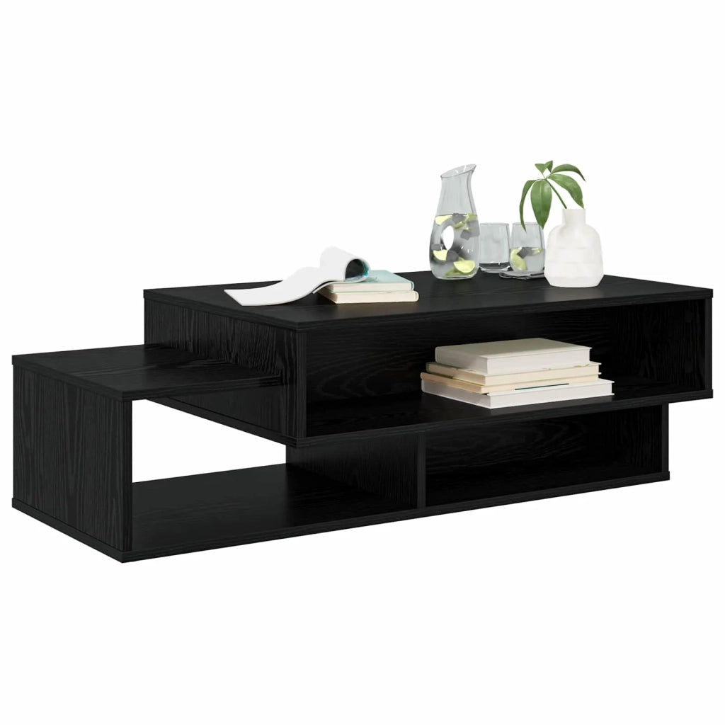 Tavolino da salotto Rovere Nero 105 x 50 x 32,5 cm 8000205