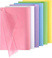 Papier per confezionamento di carta colorata per sacchetti di regalo carta pastello per cesti carta per decorazioni di Pasqua per attività manuali e artigianato carta per confezionamento (30 pezzi 50 x 76 cm)