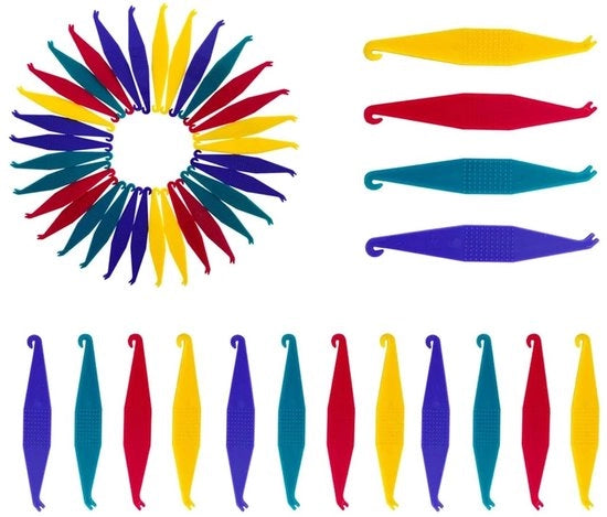 40 Stuks Wegwerp Kunststof Bretels per Orthodontia per Posizionamento