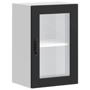 Pensile da Cucina | Mobile da Cucina con Porta in Vetro Porto Nero