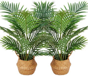 Palme artificiali grandi 90cm, 2 pezzi, decorazioni per casa, per soggiorno e camera da letto