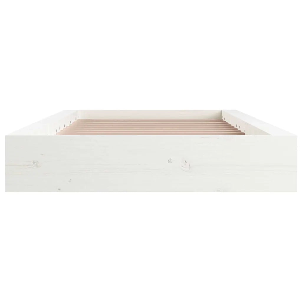Giroletto Bianco 135x190 cm Double in legno Massello 820712