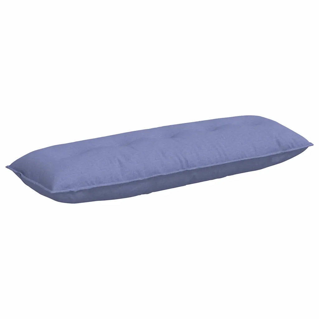 Cuscino per Schiena | Cuscino dorsale Blu jeans 140 x 19 x 50 cm Tessuto
