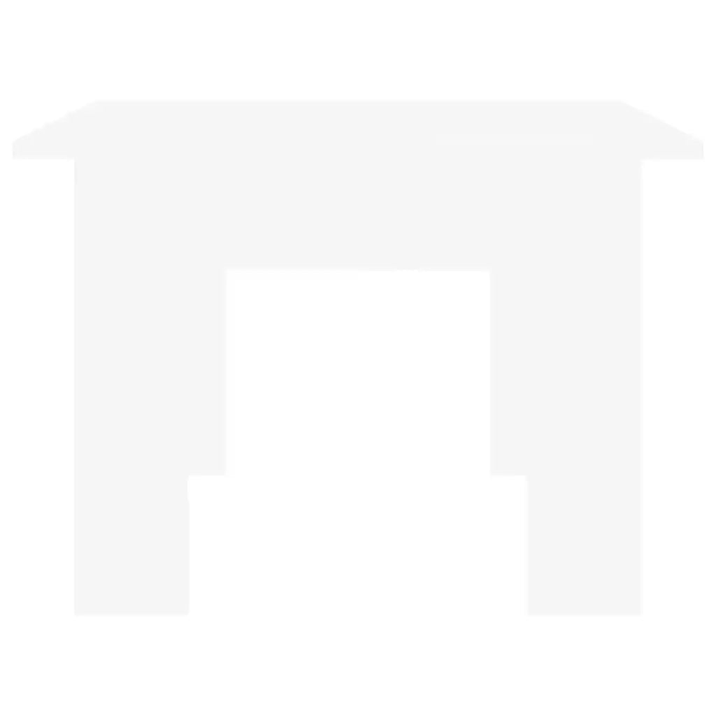 Tavolino da Salotto Bianco 100x60x42 cm in Legno Multistrato cod mxl 23829