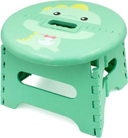 Kruk Opvougbile - Stabile Sedia per Bambini in Plastica - Sedia di Sicurezza per la Camera da Bagno, la Camera dei Bambini e la Sala - Altezza 225 cm - Peso Massimo 50 kg - Motivo Dino