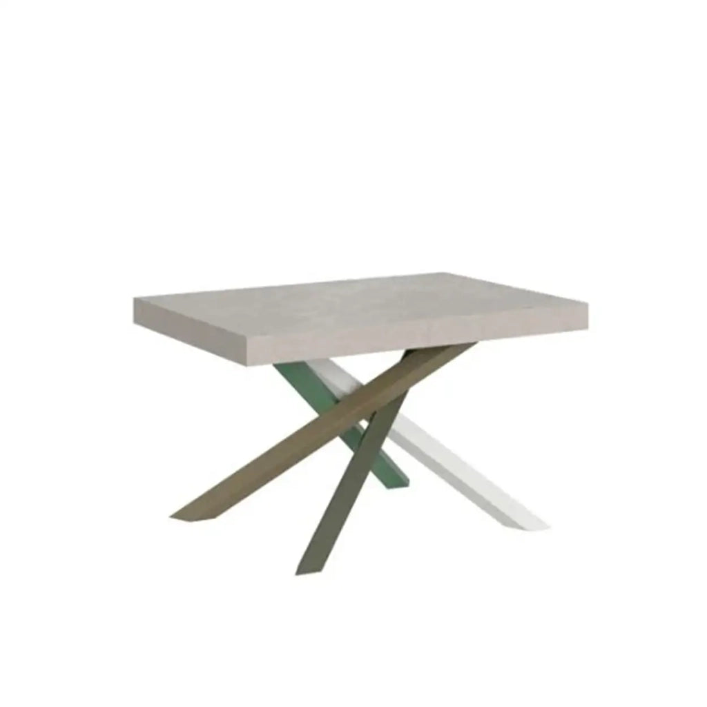 Tavolo allungabile 130/390x90 cm Volantis cashmere telaio 4/A