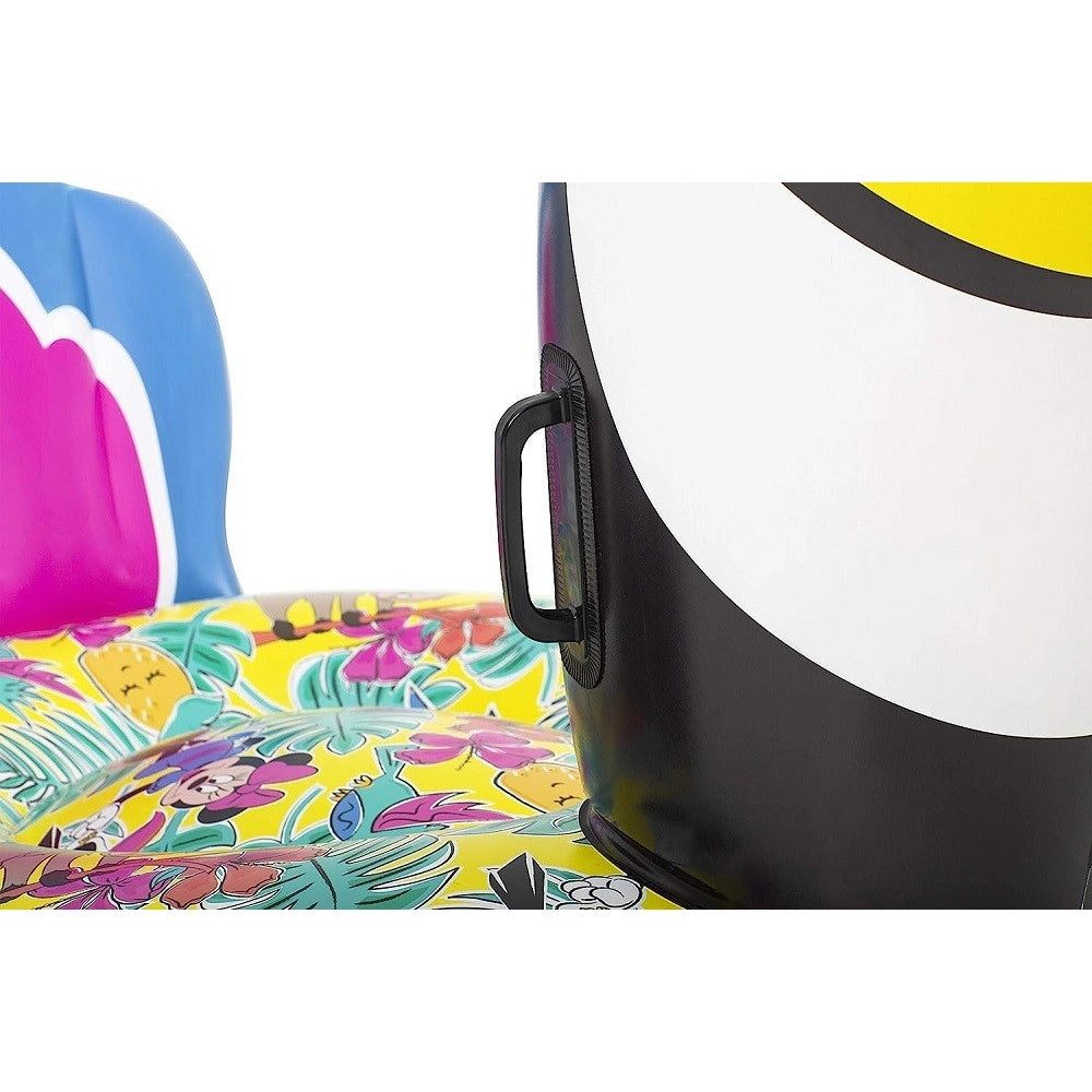 Trade Shop - Cavalcabile Gonfiabile A Forma Di Tucano Minnie 207 X 150 Cm Con Maniglie 91082 -