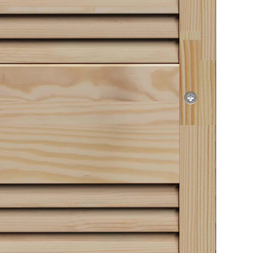 Porta per Armadio 2 pcs Naturale 140,5 x 2,1 x 59,5 cm 42019265