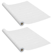 Pellicole Autoadesive per Porte 2 pz Legno Bianco 210x90 cm PVC CFW6709391