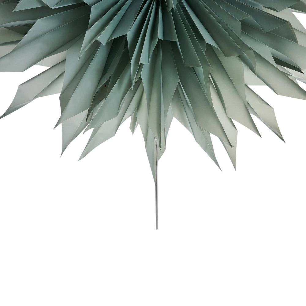 Decorazione da appendere Stella Verde Carta Ombra Stella a forma di Natale Tema Decorazione