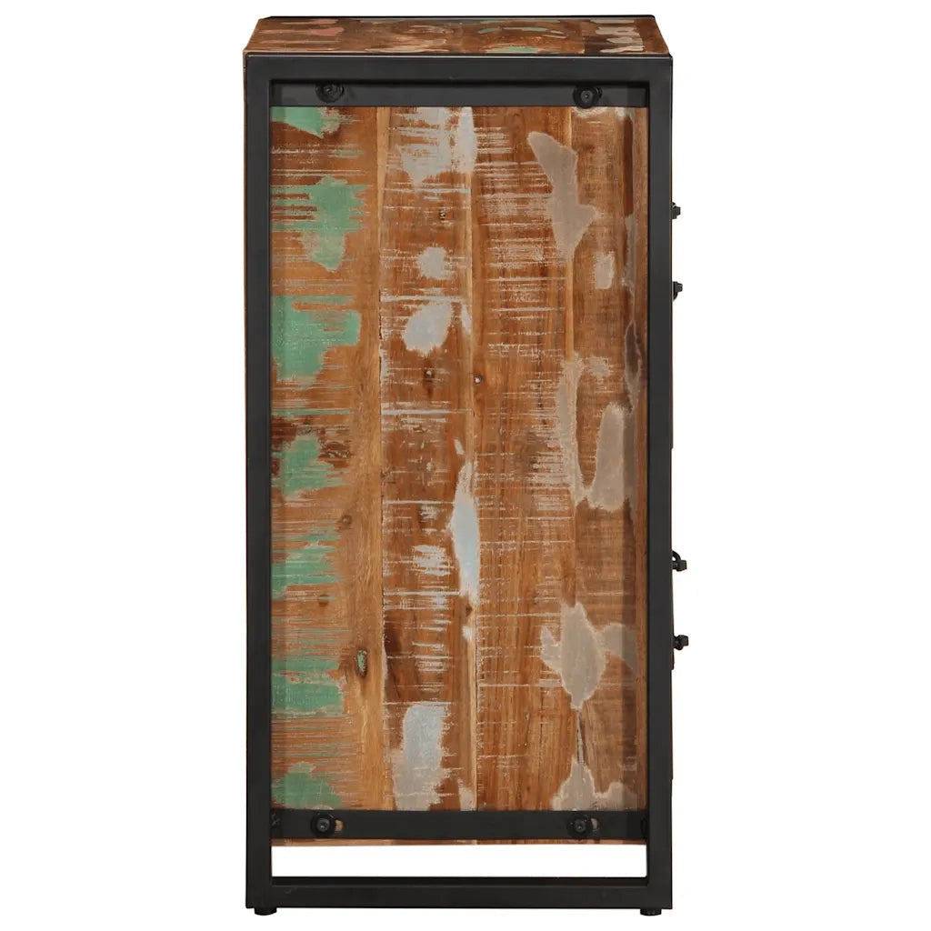 vidaXL Credenza Multicolore 55x35x70 cm in Legno Massello Recupero