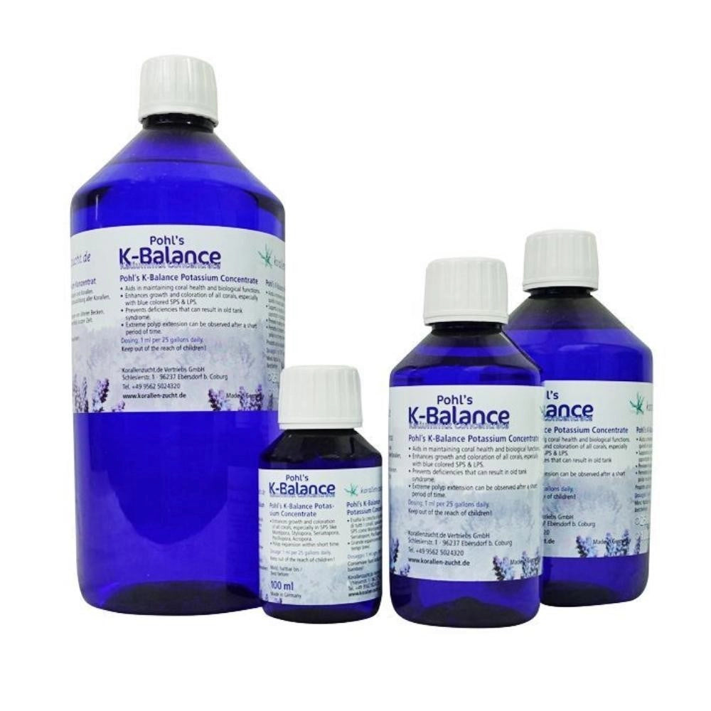 Korallen-Zucht Pohl's K-Balance Kaliummix - concentrato di potassio Formato: 250 ml