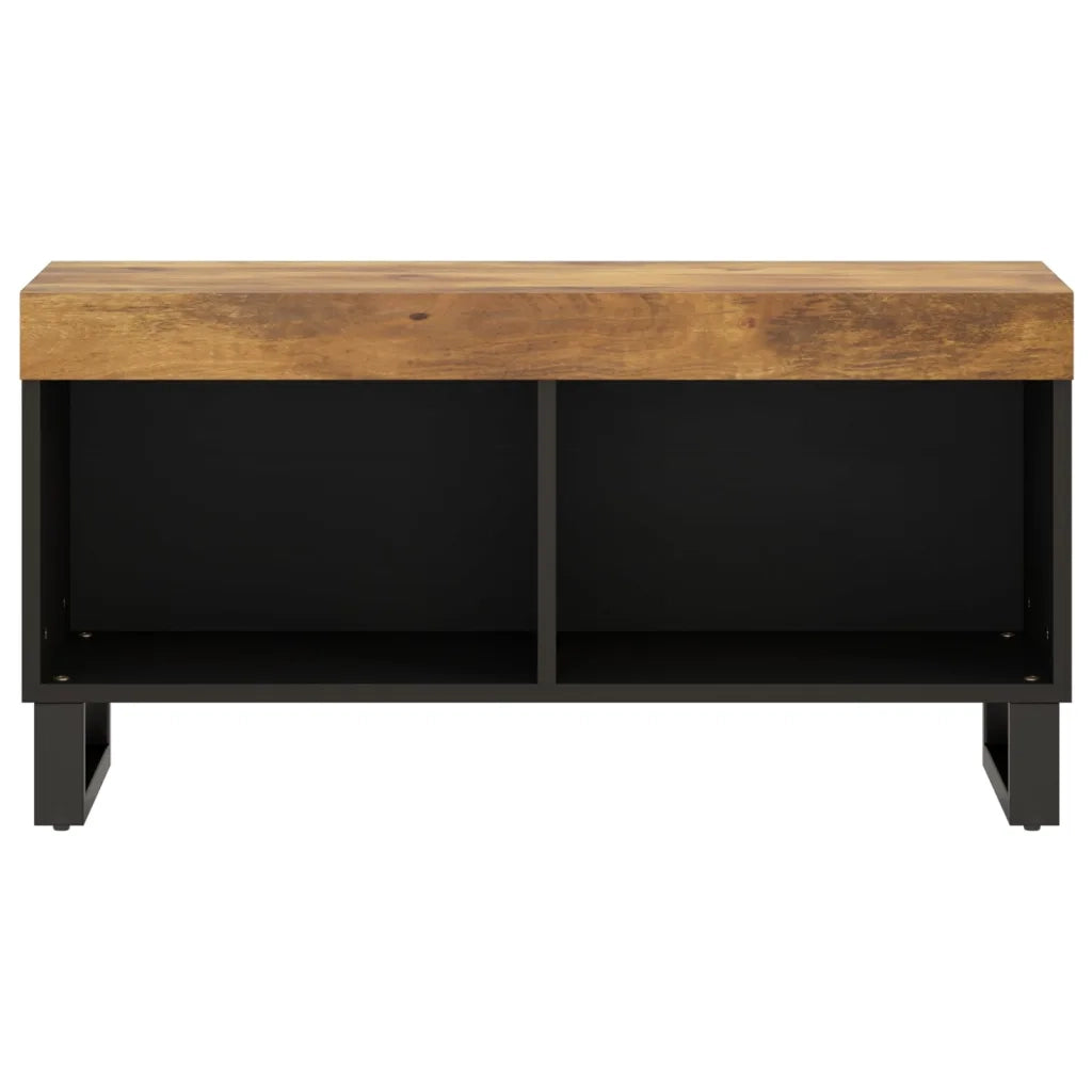 vidaXL Mobile Porta TV 85x33x43,5 cm in Legno Massello di Mango