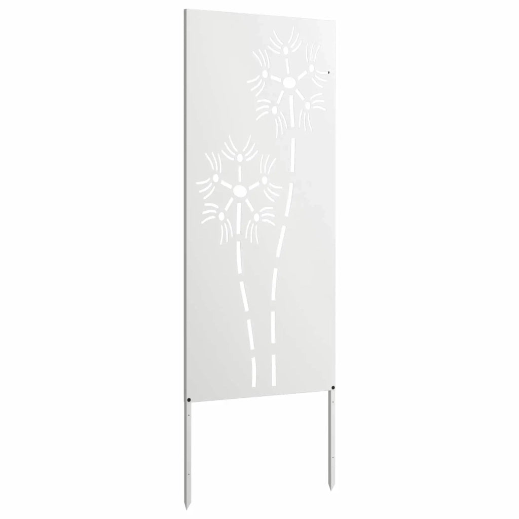 Schermo per privacy in giardino Traforo Bianco 50 x 140 cm CFW6638501