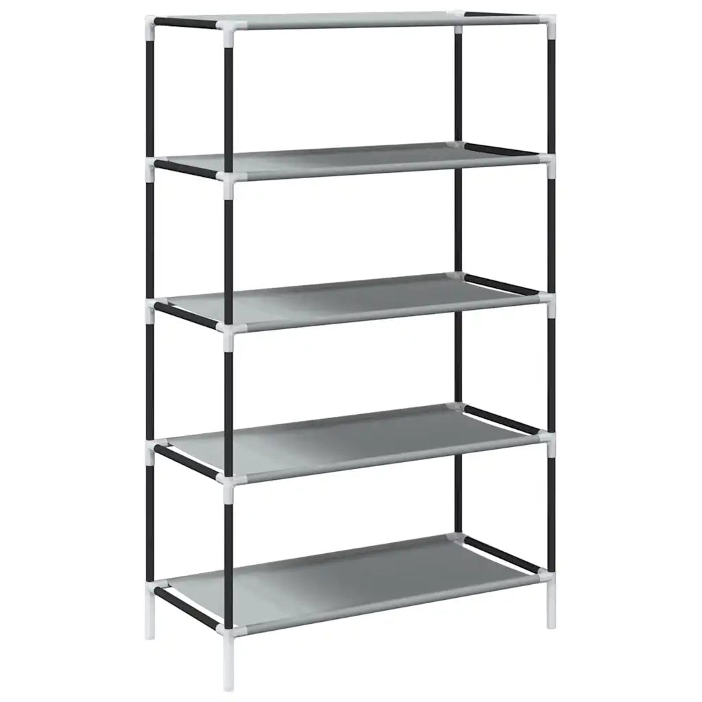 Scarpiera-Scaffale per scarpe Grigio 60,5x30x97 cm in Tessuto Non Tessuto