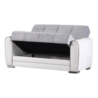 Aloe, Divano Letto con Penisola Contenitore, 84x163 cm Nero