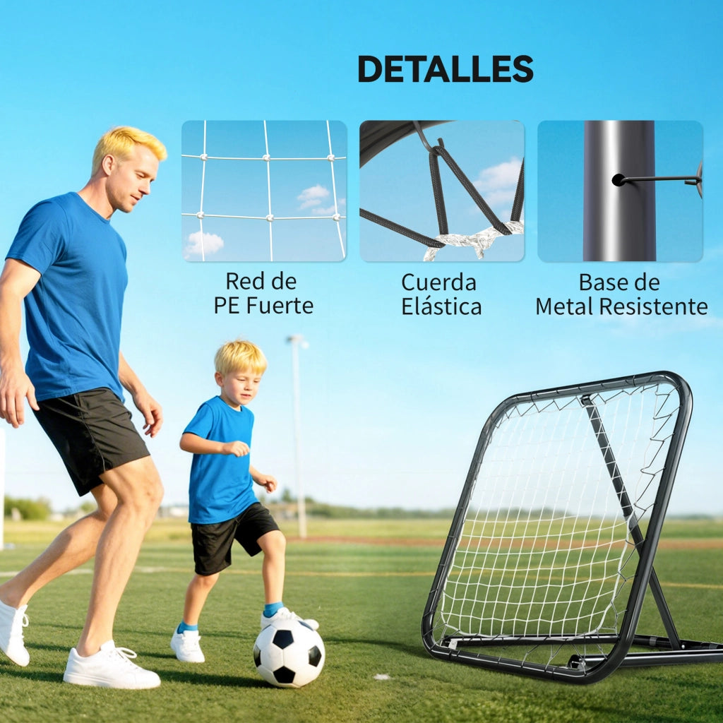 Rete da Allenamento Pieghevole ¨C Zephmum ¨C Nero 78x84x65-78 cm