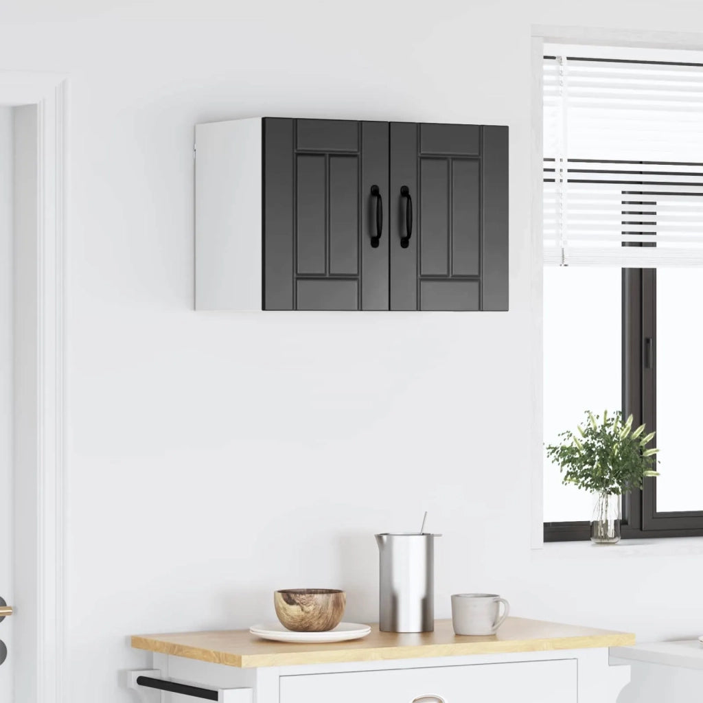 Pensile cucina Lucca Nero 60 x 31 x 40 cm Legno ingegnerizzato 884916