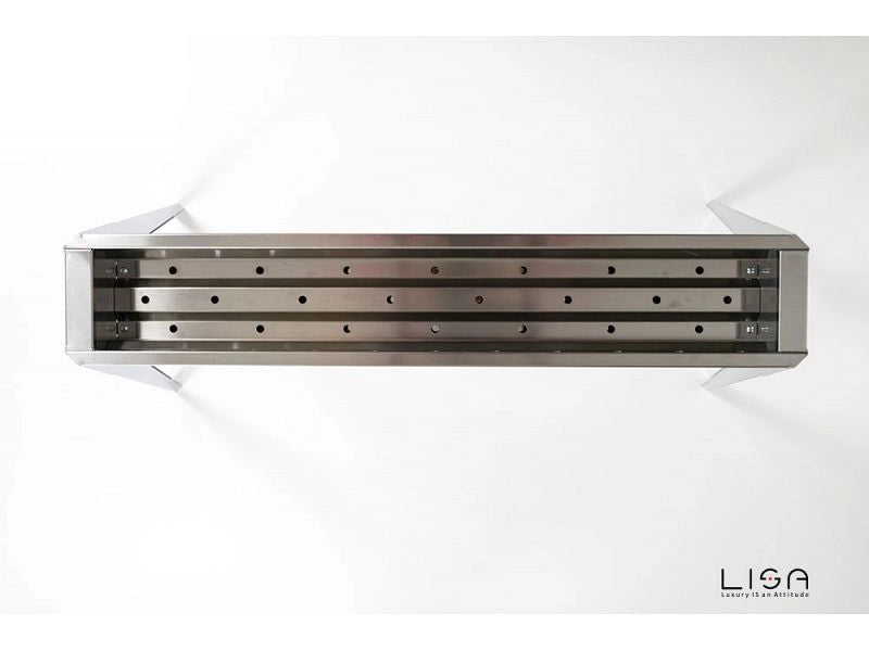 Barbecue a carbone per arrosticini Lisa Miami 800 in acciaio inox