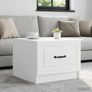 Tavolino da salotto Bianco 49 x 50 x 37 cm Legno ingegnerizzato 895885