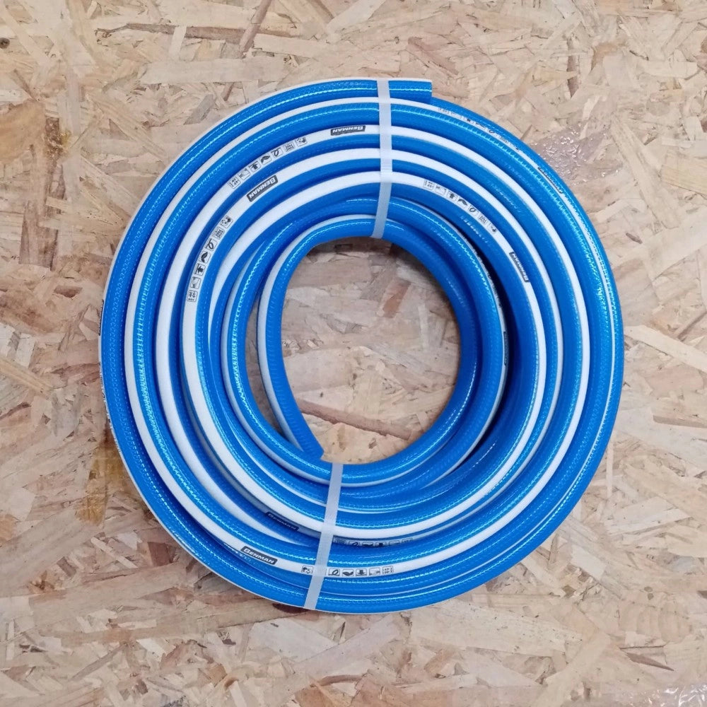 Benman tubo retinato 5/8 - 15mm da 25mt a 5 strati per giardino resiste a 40 bar