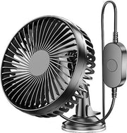 Ventilatore USB con batteria da 5200 mAh e 3 velocità | Ventilatore silenzioso con treppiede regolabile | Ventilatore mini portatile con 360 gradi | Ø 148 cm