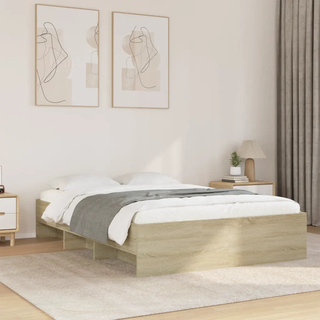 Giroletto senza Materasso Rovere Sonoma 120x200cm in Truciolato 3295662