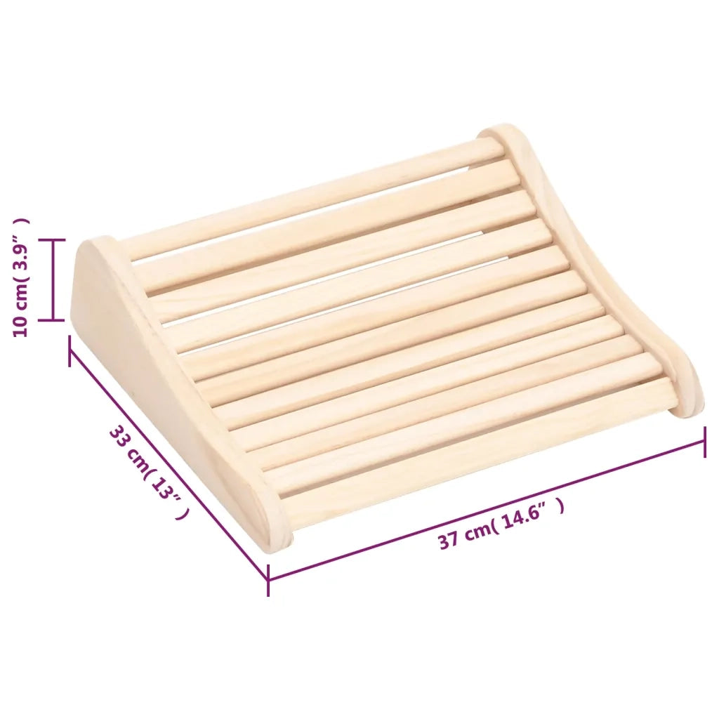 Poggiatesta per Sauna in Legno Massello di Pino cod mxl 40744