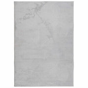 Tappeto del soggiorno | Tappeto IZA a Pelo Corto Aspetto Scandinavo Grigio 160x230 cm