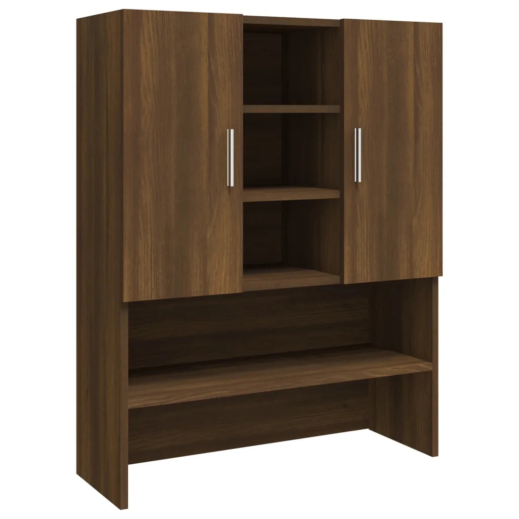 Mobile per Lavatrice Rovere Marrone 70,5x25,5x90 cm CFW9588645