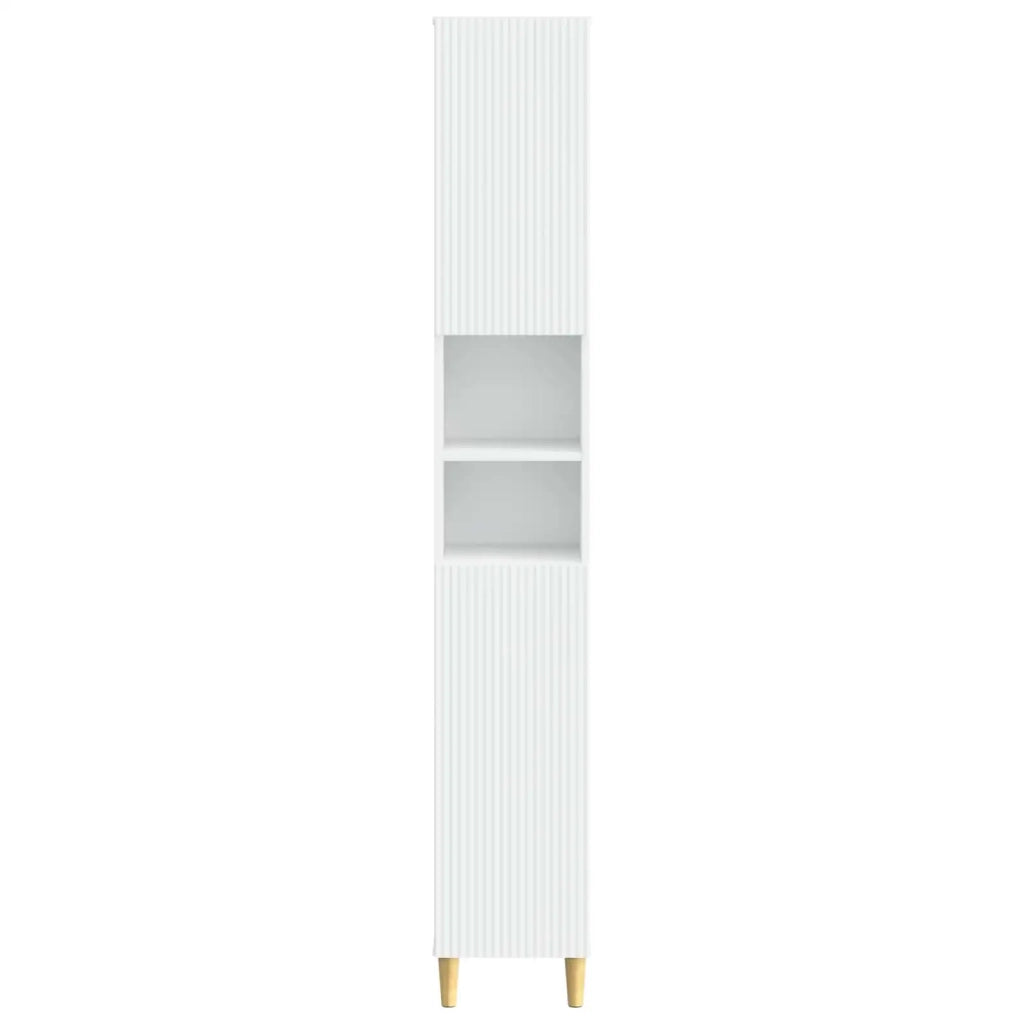 Armadio da Bagno con Ripiano Aperto ARNHEM Bianco 896595