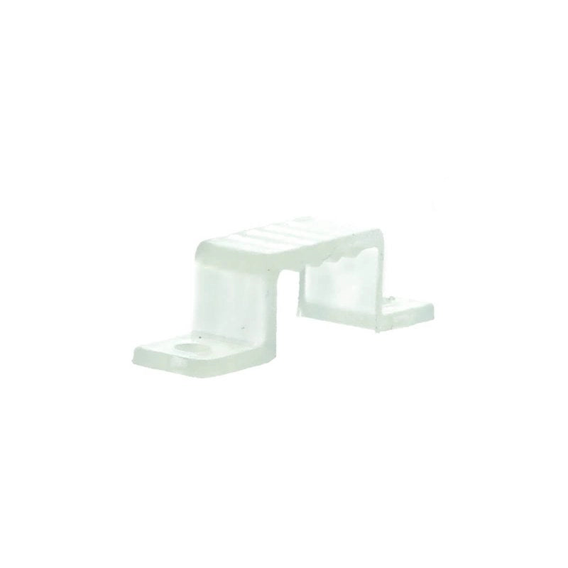 10 PZ Clip Fissaggio Rigido 14x7 mm per Bobina Striscia Led Impermeabile