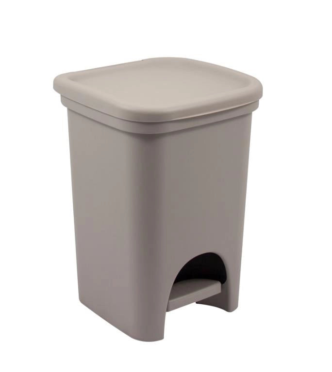 Bidone Pattumiera a pedale colors 6 litri tortora belli&forti