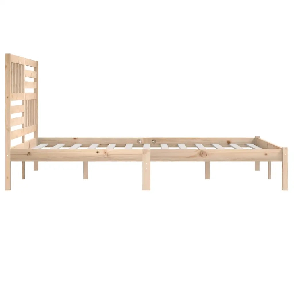 Giroletto-Struttura Letto in Legno Massello di Pino 200x200 cm 141482